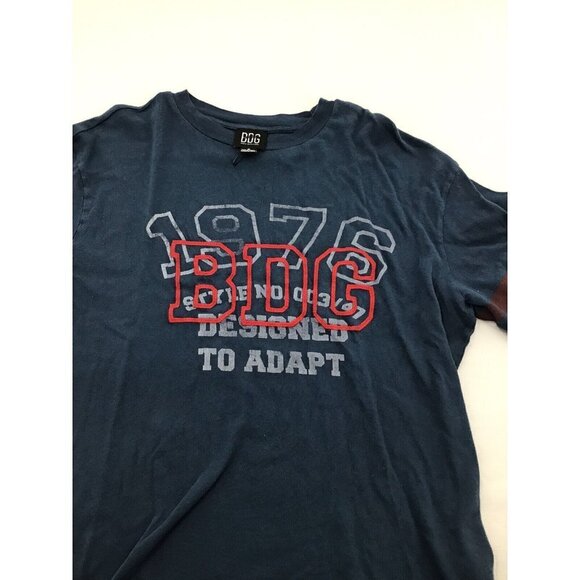 BDG Urban Outfitters Womens S Short Sleeve Crew Neck T Shirt Navy - Picture 3 of 4